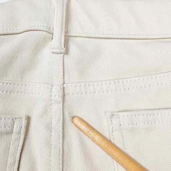 Cream Color Skinny Pull On Jeggings Size 8-10, Medium - Picture 4 of 10